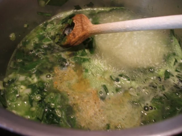 Suppen: Bärlauchschaum  ~ Für "rainbow3" einen lieben Gruß zum Geburtstag ~ - Rezept - Bild Nr. 4