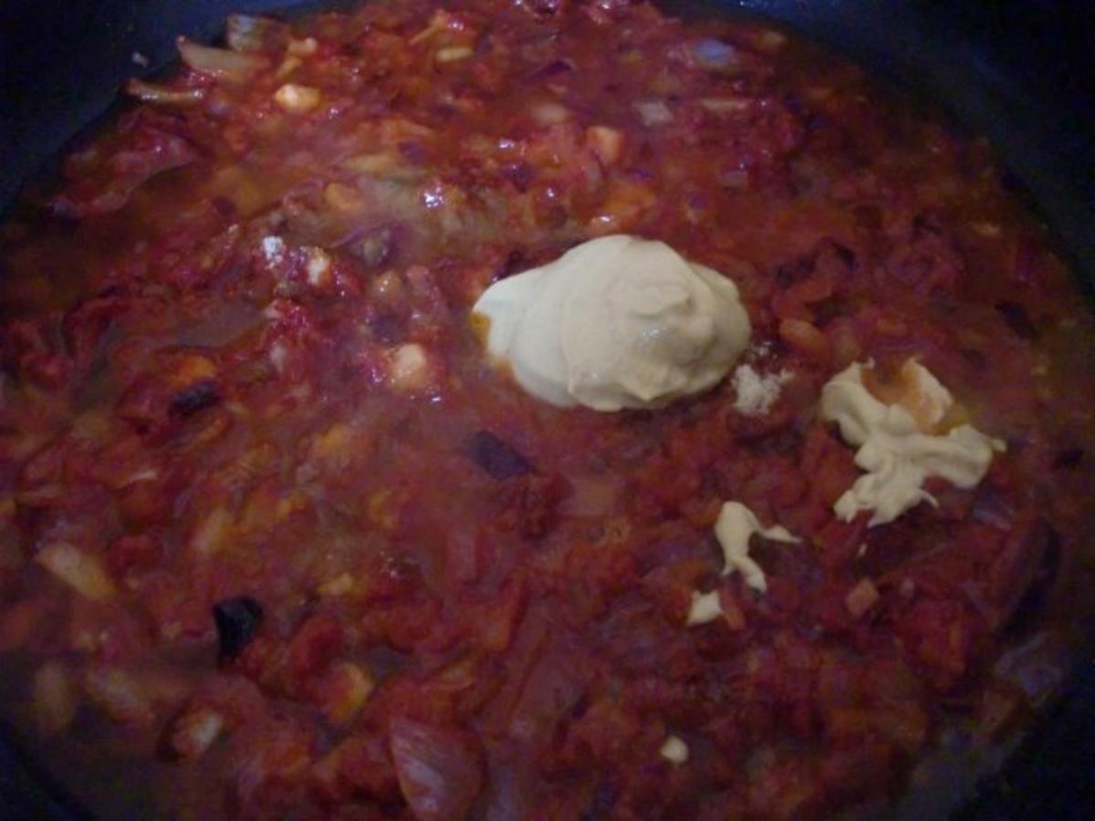 Hähnchenschenkel in cremiger Gemüsesoße - Rezept - Bild Nr. 6