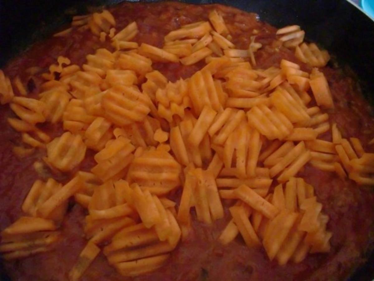 Hähnchenschenkel in cremiger Gemüsesoße - Rezept - Bild Nr. 8