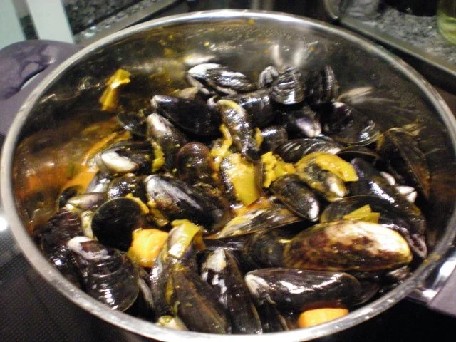 Fisch: Muscheln in Sherry-Weißweinsoße - Rezept - Bild Nr. 6