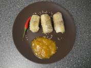 Loempias an Mango Chutney - Rezept