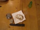 Geröstetes Brot mit Ziegenkäse-Crème - Rezept