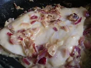 Scholle im Zwiebel - Senf - Bett - Rezept