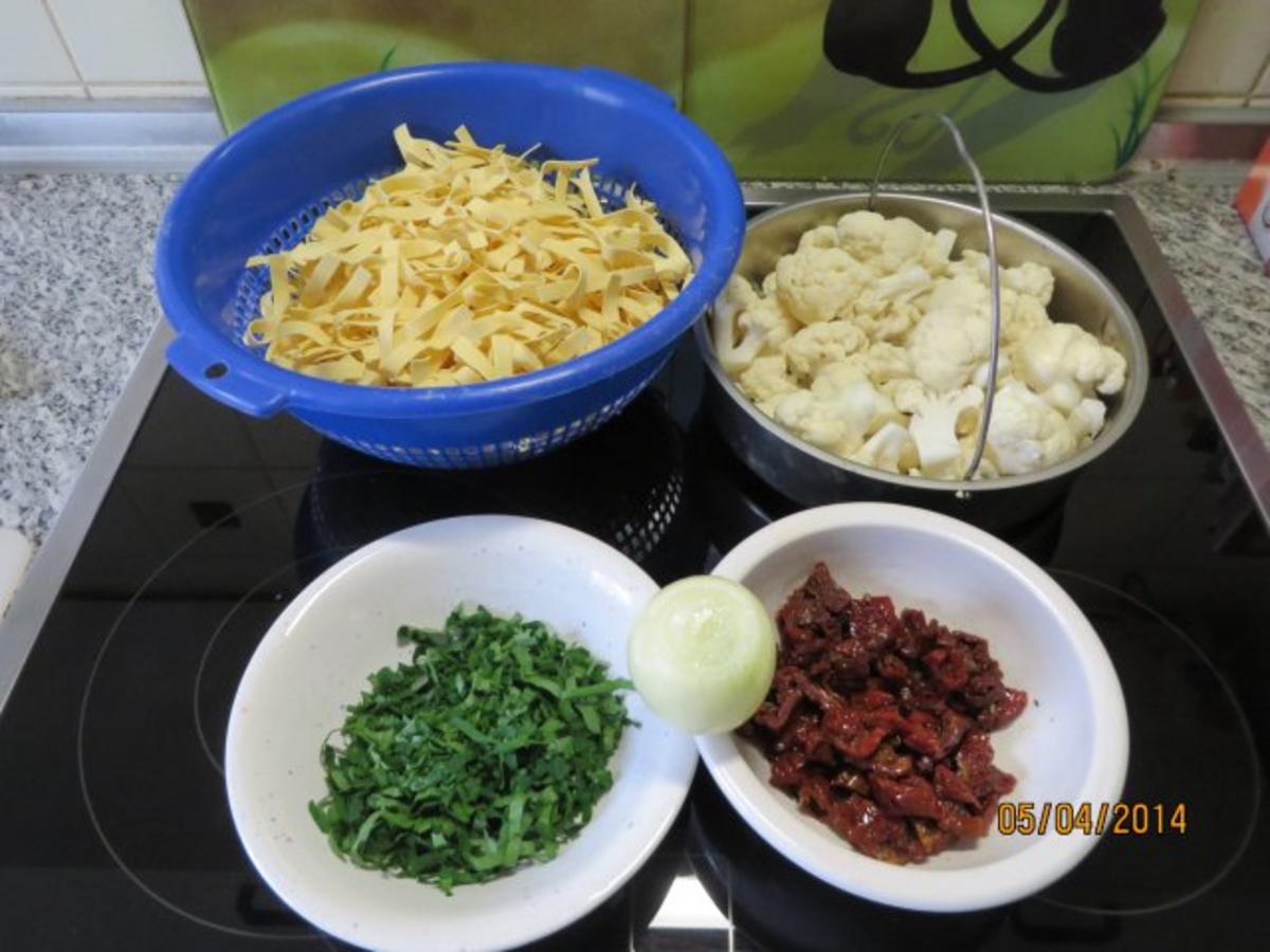 Bilder für Fettucine tricolore - Rezept