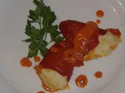 Rezept: Tapa Piquillo-Paprikaschoten gefรผllt mit Stockfisch Tapa Piquillo-Paprikaschoten gefรผllt mit Stockfisch - Rezept