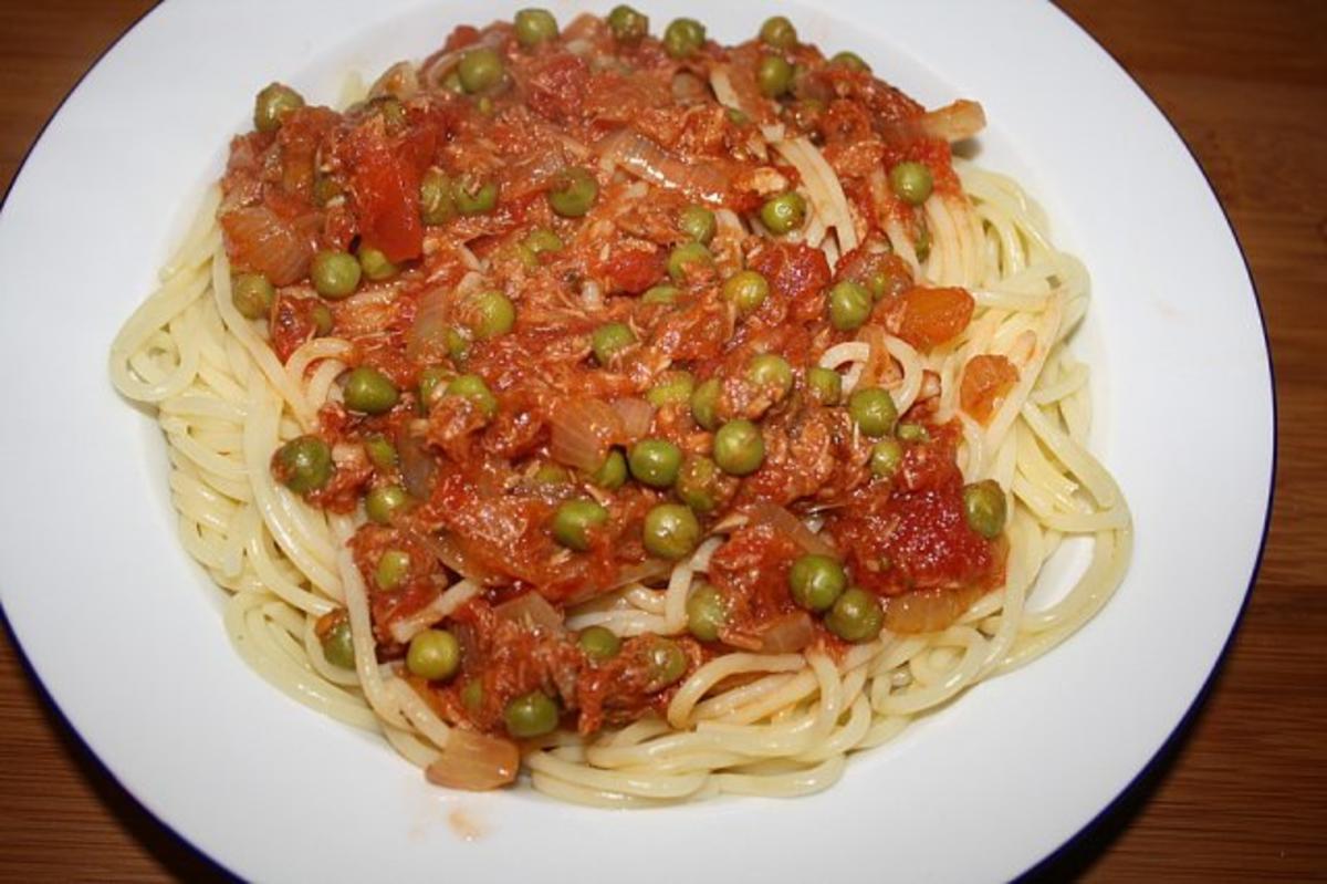 Teichmann S Spaghetti Mit Thunfischsosse Rezept Kochbar De