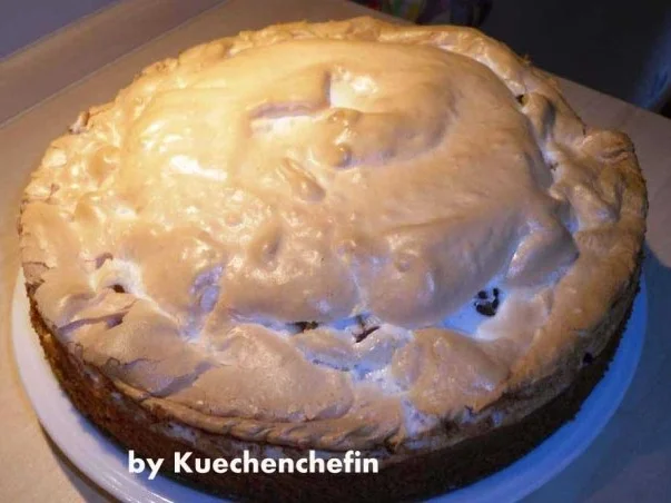 Pflaumen-Baiser-Torte - Rezept