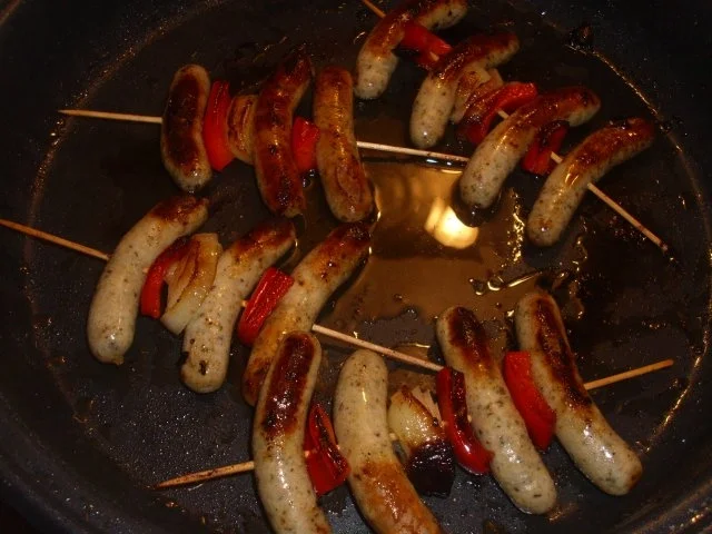Bratwurst-Spieße - Rezept - Bild Nr. 3