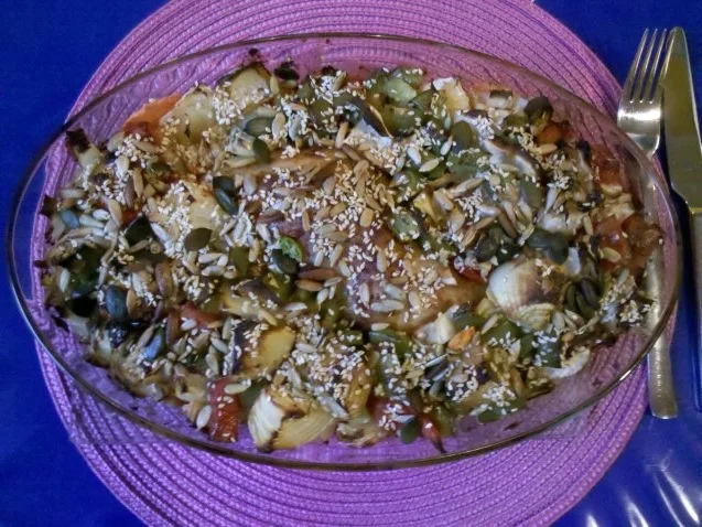 Rezept: Geflügel: Harissa-Schenkel im Gemüsebett Bild Nr. 16 Geflügel: Harissa-Schenkel im Gemüsebett - Rezept - Bild Nr. 16