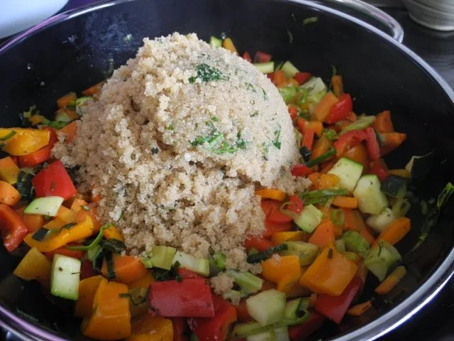 Rezept: Vegan : Amarant - Gemüse - Pfanne Bild Nr. 6 Vegan : Amarant - Gemüse - Pfanne - Rezept - Bild Nr. 6