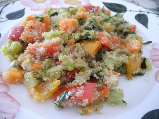 Rezept: Vegan : Amarant - Gemüse - Pfanne Bild Nr. 2 Vegan : Amarant - Gemüse - Pfanne - Rezept - Bild Nr. 2