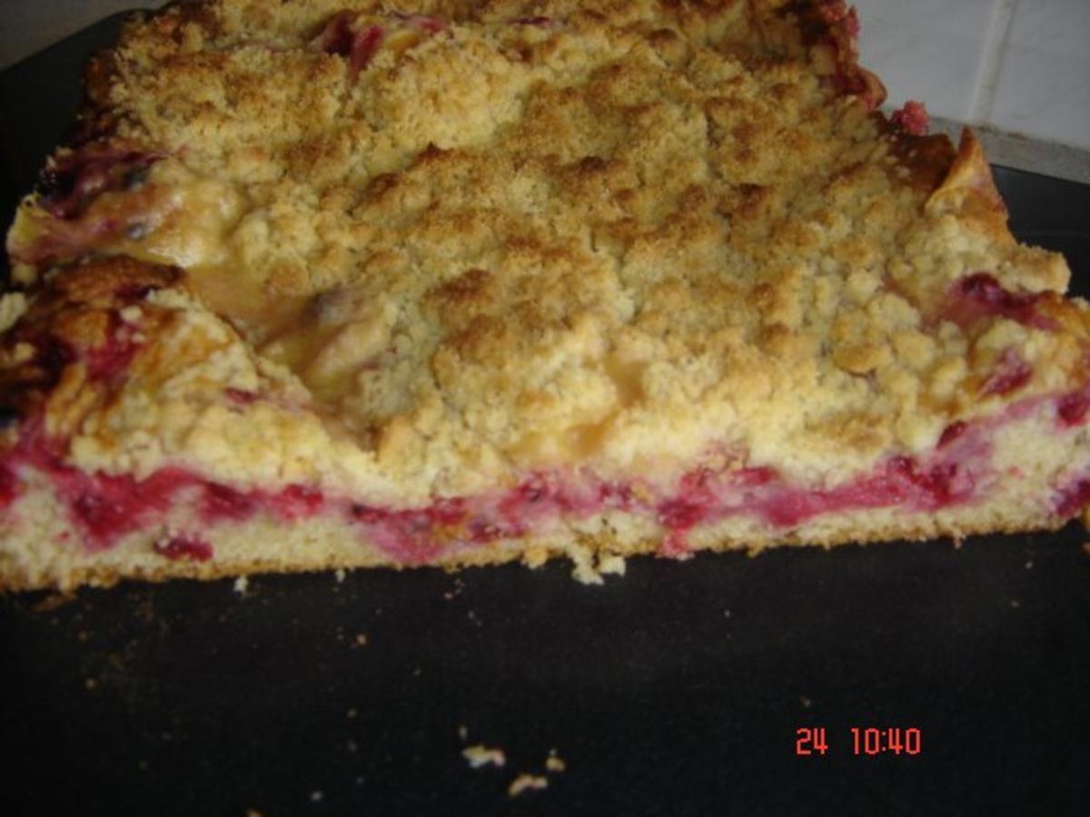 Bilder für Johannisbeer-Pudding-Kuchen Rezept