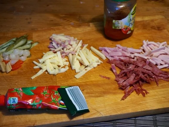 3 Käsehochsalat für die 3 Schweinchen - Rezept - Bild Nr. 2