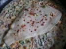 Scholle in Schinken - Paprika - Sahne - Rezept