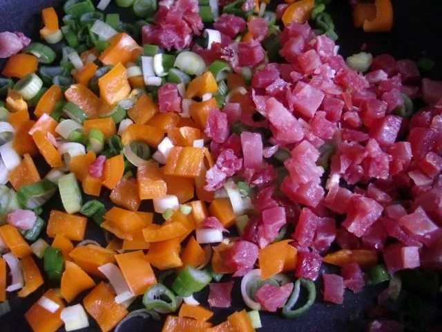 Scholle in Schinken - Paprika - Sahne - Rezept - Bild Nr. 3