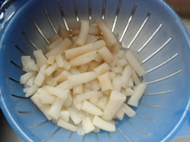 Pfannengerichte: Schwarzwurzel-Hähnchen-Pfanne mit Champignons & Kapern-Senf-Soße - Rezept - Bild Nr. 4