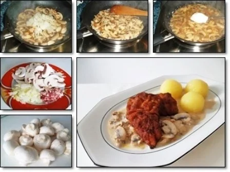 Jägerschnitzel mit Kartoffelklößchen - Rezept - Bild Nr. 15