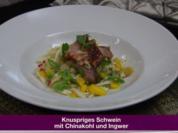 Rezept: Asiatischer Salat mit gegrillter Haxe (Jochen Bendel) Asiatischer Salat mit gegrillter Haxe (Jochen Bendel) - Rezept