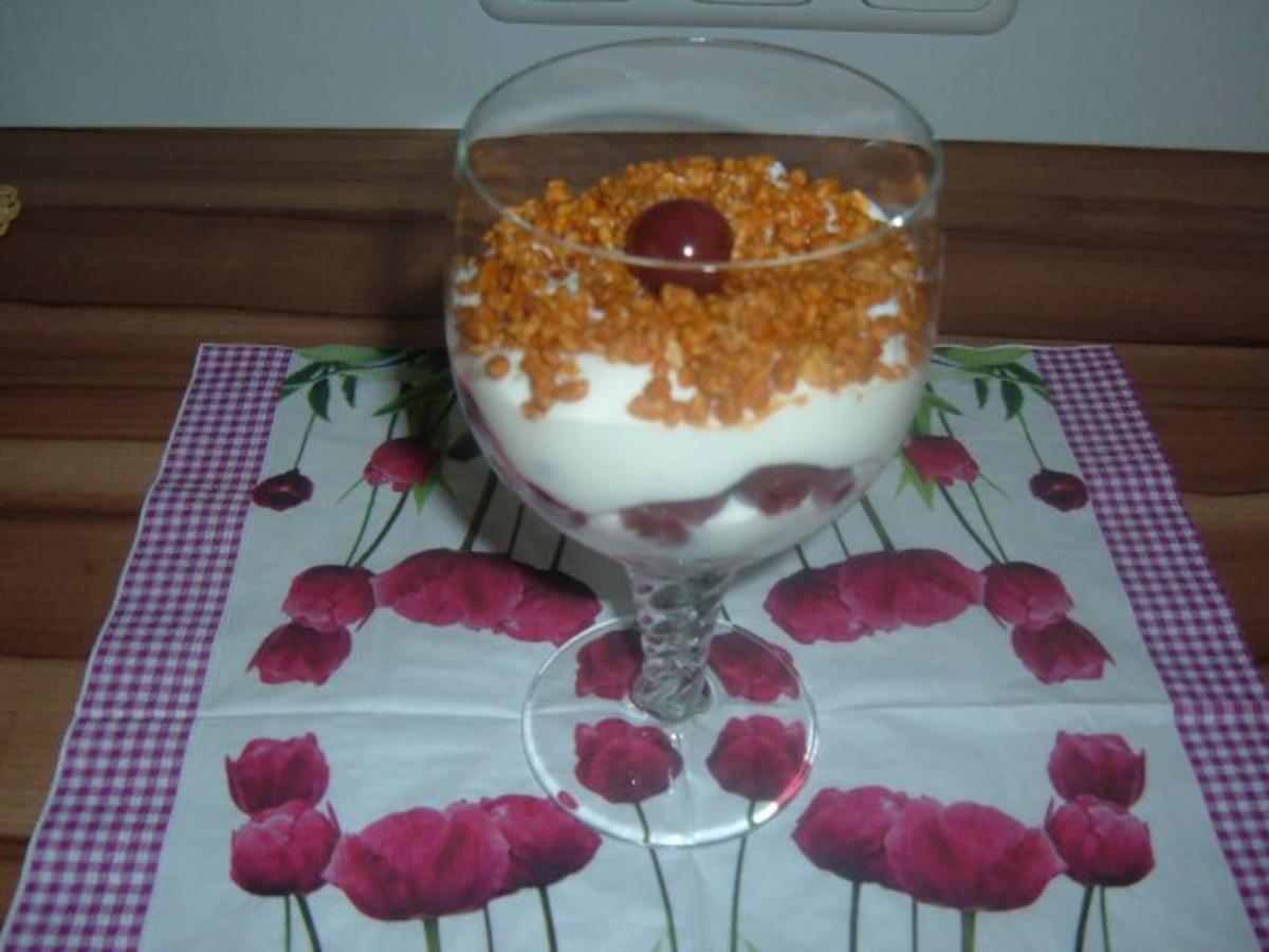 Dessert : Quark mit Kirschen und Eierlikör :))) - Rezept - Bild Nr. 2