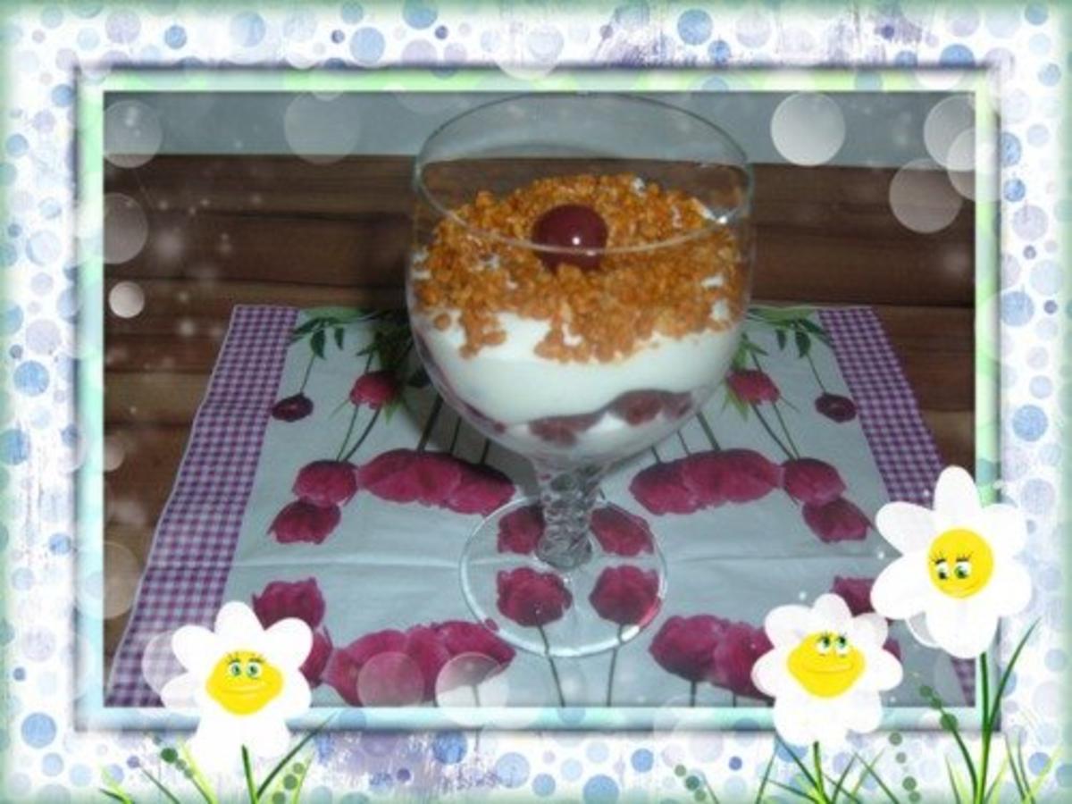 Dessert : Quark mit Kirschen und Eierlikör :))) - Rezept