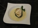 Mangold-Edelfischroulade auf Rieslingschaum - Rezept