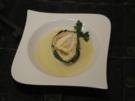 Mangold-Edelfischroulade auf Rieslingschaum - Rezept