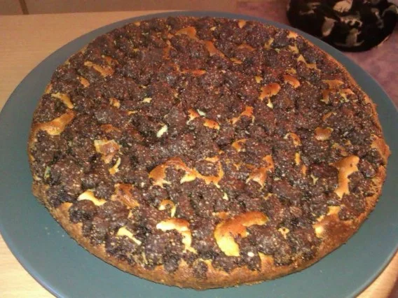 Rezept: Quarkkuchen mit knusprigen Schoko-Nußstreuseln Bild Nr. 2 Quarkkuchen mit knusprigen Schoko-Nußstreuseln - Rezept - Bild Nr. 2