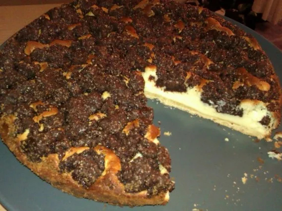 Rezept: Quarkkuchen mit knusprigen Schoko-Nußstreuseln Bild Nr. 3 Quarkkuchen mit knusprigen Schoko-Nußstreuseln - Rezept - Bild Nr. 3