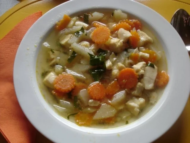 Gemüse-Fischsuppe à la Papa - Rezept