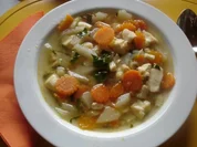 Gemüse-Fischsuppe à la Papa - Rezept
