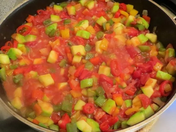 Rezept: Kochen: Omelette mit Gemüse gefüllt Bild Nr. 5 Kochen: Omelette mit Gemüse gefüllt - Rezept - Bild Nr. 5