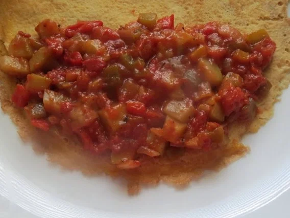 Rezept: Kochen: Omelette mit Gemüse gefüllt Bild Nr. 8 Kochen: Omelette mit Gemüse gefüllt - Rezept - Bild Nr. 8