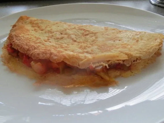 Rezept: Kochen: Omelette mit Gemüse gefüllt Bild Nr. 9 Kochen: Omelette mit Gemüse gefüllt - Rezept - Bild Nr. 9