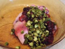 Joghurt in lila - Rezept