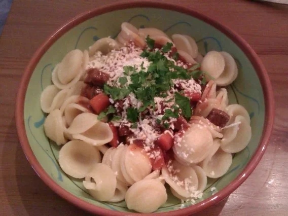 Rezept: Rinderragout mit Orichiette Bild Nr. 5 Rinderragout mit Orichiette - Rezept - Bild Nr. 5