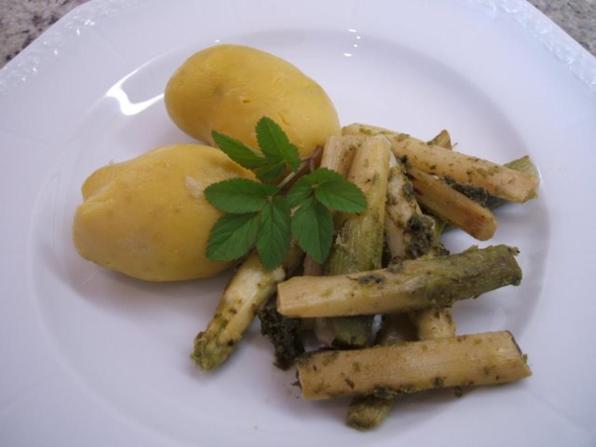 Gemüse: Gebratener Spargel mit Neuen Kartoffeln - Rezept