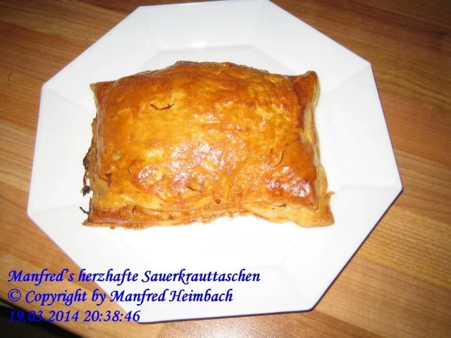 Rezept: Fingerfood – Manfred’s herzhafte Sauerkrauttaschen Bild Nr. 2 Fingerfood – Manfred’s herzhafte Sauerkrauttaschen - Rezept - Bild Nr. 2