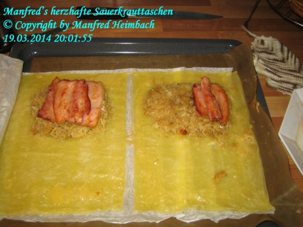 Fingerfood – Manfred’s herzhafte Sauerkrauttaschen - Rezept - Bild Nr. 5