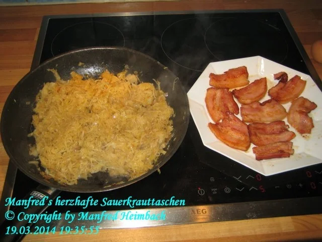 Rezept: Fingerfood – Manfred’s herzhafte Sauerkrauttaschen Bild Nr. 6 Fingerfood – Manfred’s herzhafte Sauerkrauttaschen - Rezept - Bild Nr. 6