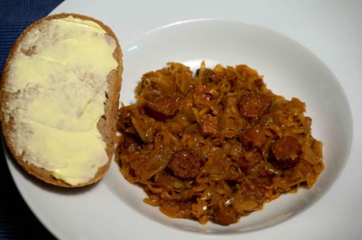 Bigos Rezept von einem polnischen Freund - bei Karol gab es das immer ...