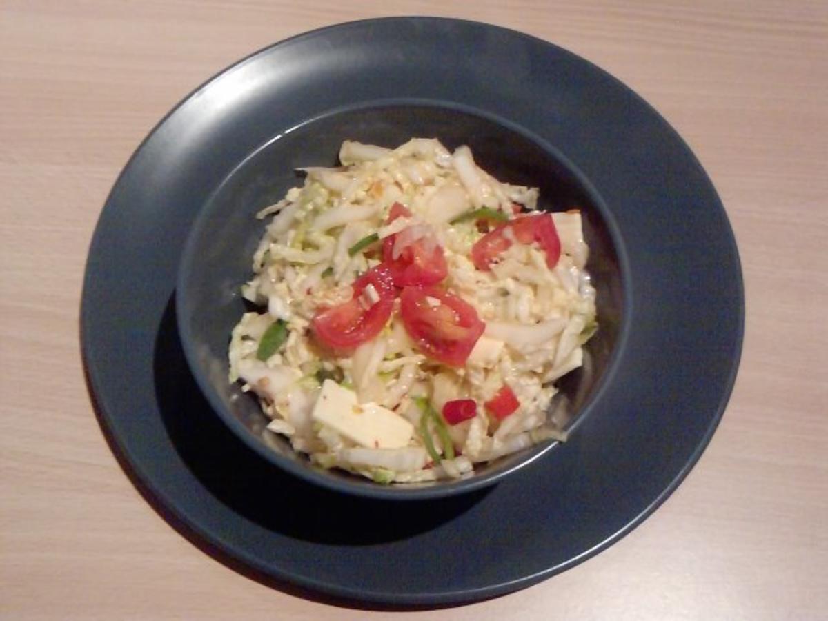 Bilder für RESCHARLAT ---- SCHARFER RESTESALAT - Rezept