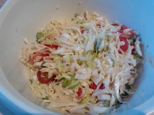 Rezept: RESCHARLAT ---- SCHARFER RESTESALAT Bild Nr. 5 RESCHARLAT ---- SCHARFER RESTESALAT - Rezept - Bild Nr. 5