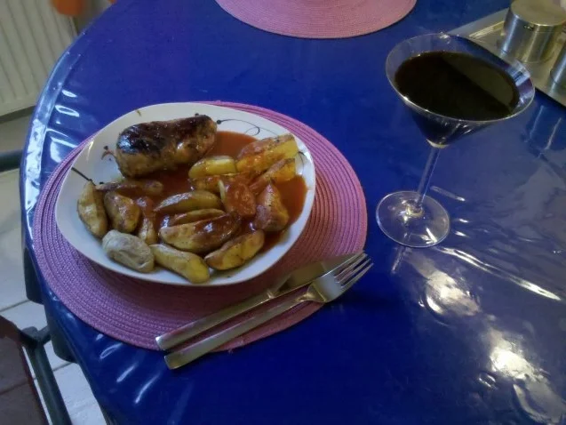 Geflügel: Pikantes Hähnchenbrustfilet mit Kartoffelspalten - Rezept - Bild Nr. 15