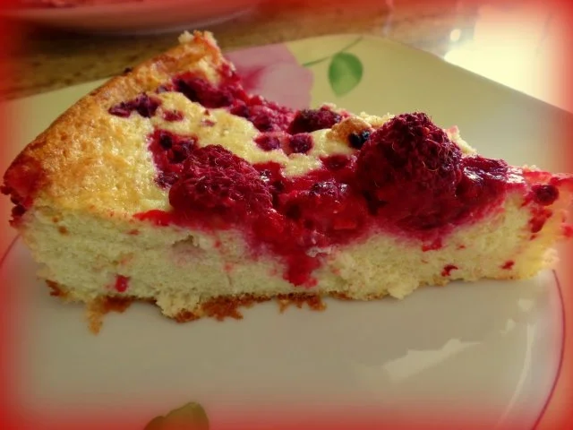 Beeren-Grieß-Käsekuchen ohne Boden - Rezept