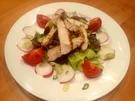 Salat mit Putenstreifen - Rezept