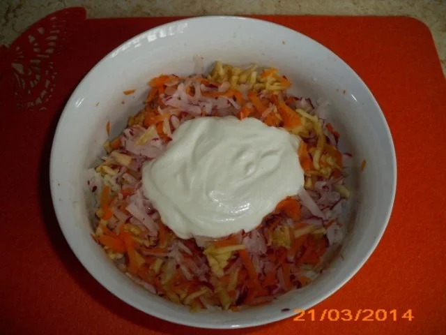 Möhrensalat und verschiedenes Gemüse - Rezept - Bild Nr. 2