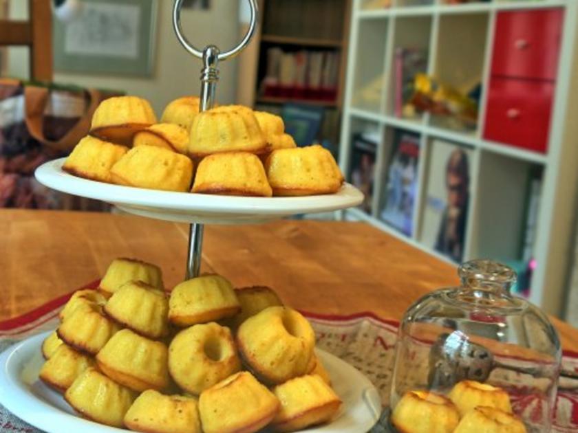 Mini Orangen Ricotta Gugelhupfe - einfach - 207 kcal/100g