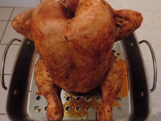 Sonntagshahn am Samstag für laaaange Zeit im Ofen - Rezept - Bild Nr. 3