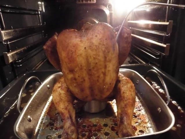 Sonntagshahn am Samstag für laaaange Zeit im Ofen - Rezept - Bild Nr. 5