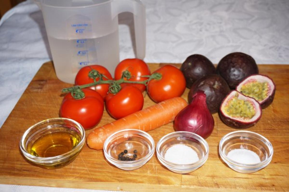 Tomatensuppe Passionsfrucht - Rezept - Bild Nr. 2